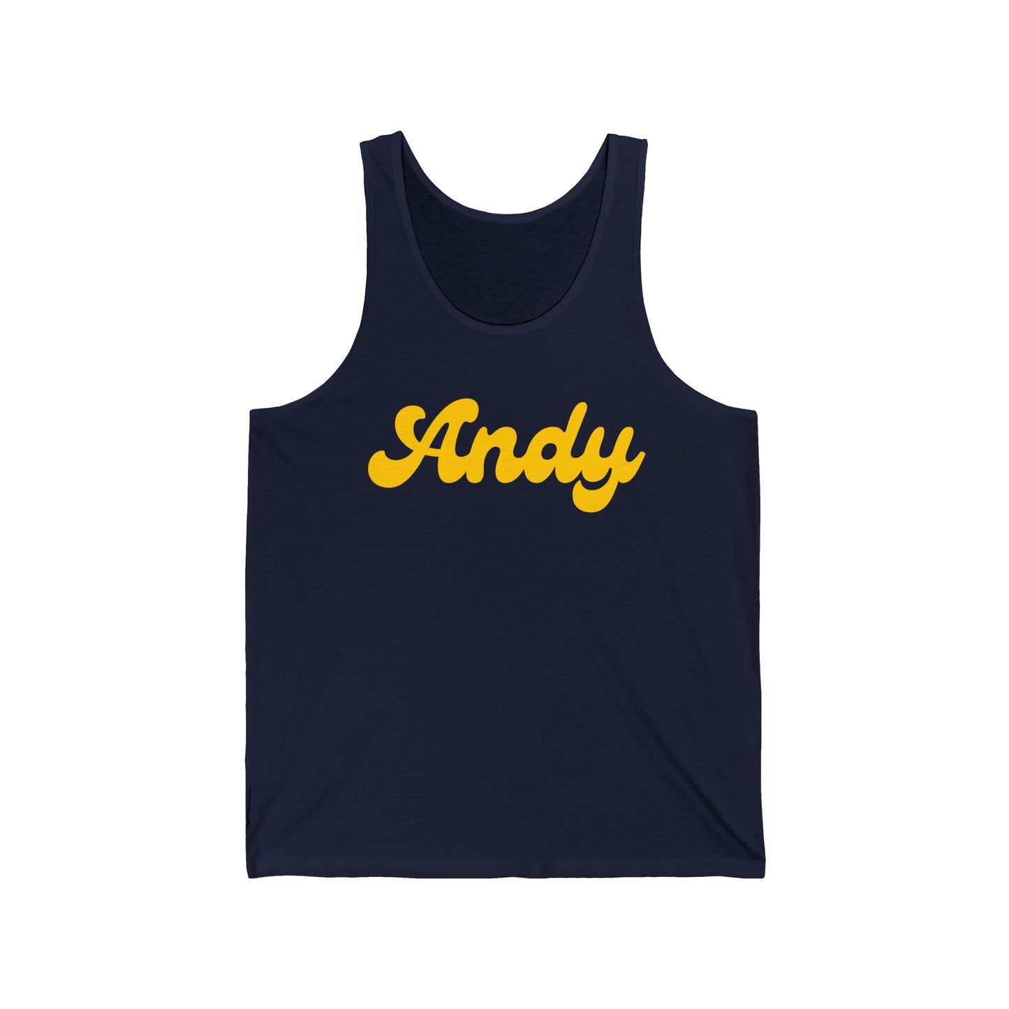 Andy Text Logo Tank Top