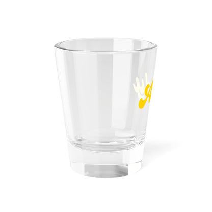 Andy Text Shot Glass