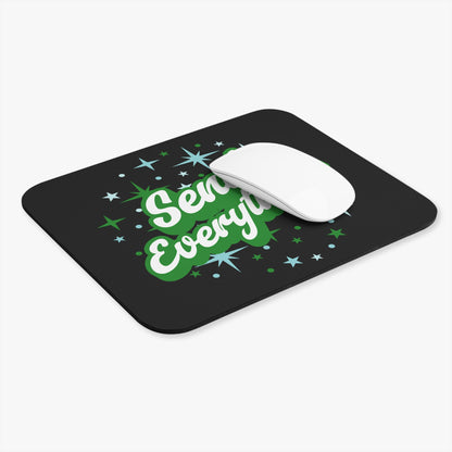 Send Everything Sparkles Mouse Pad