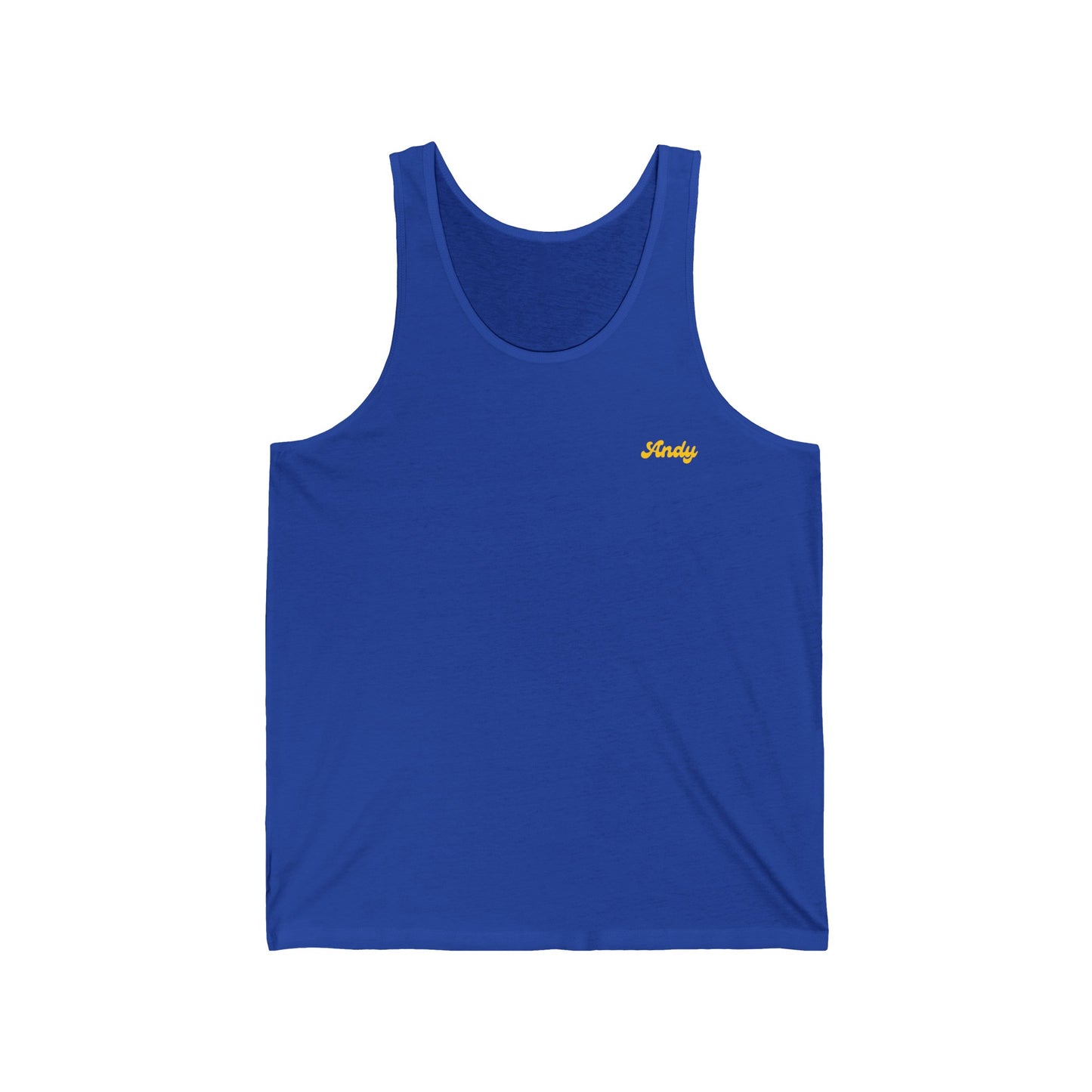 Andy Minimalist Pocket Text Logo Tank Top