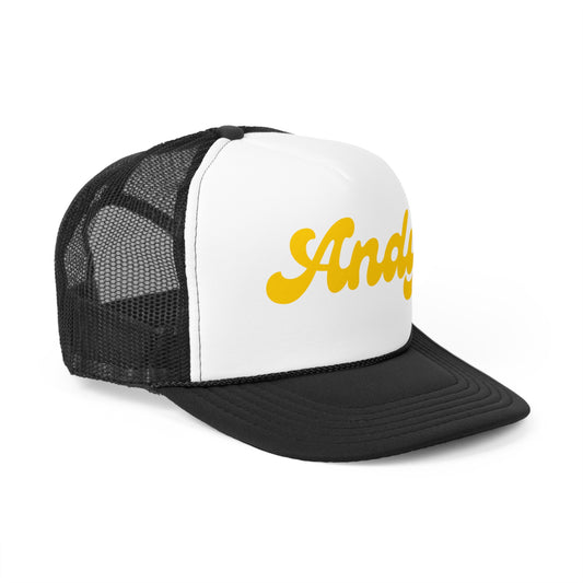 Andy Text Logo Trucker Hat