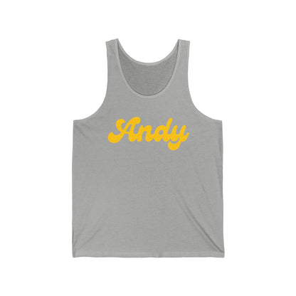 Andy Text Logo Tank Top