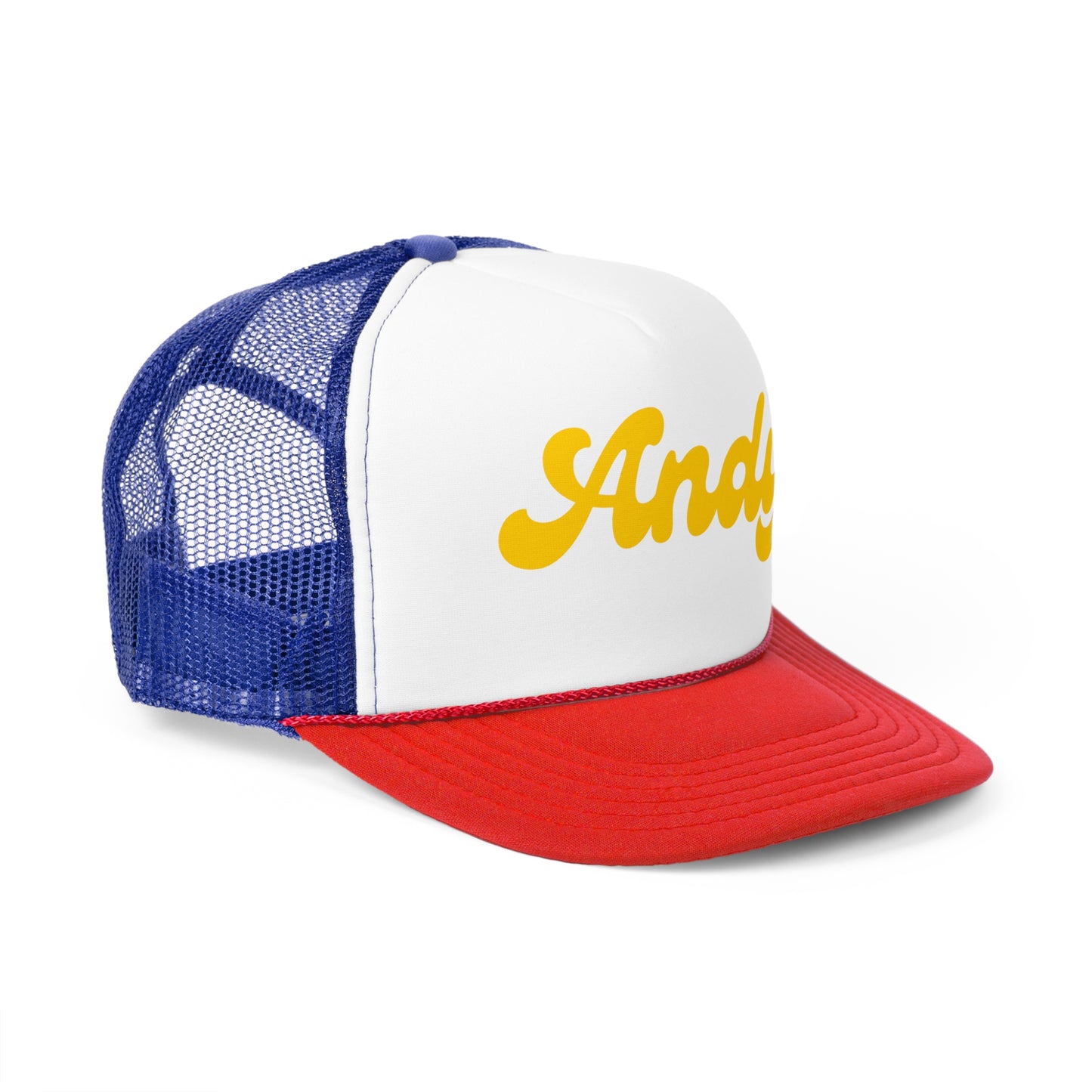 Andy Text Logo Trucker Hat