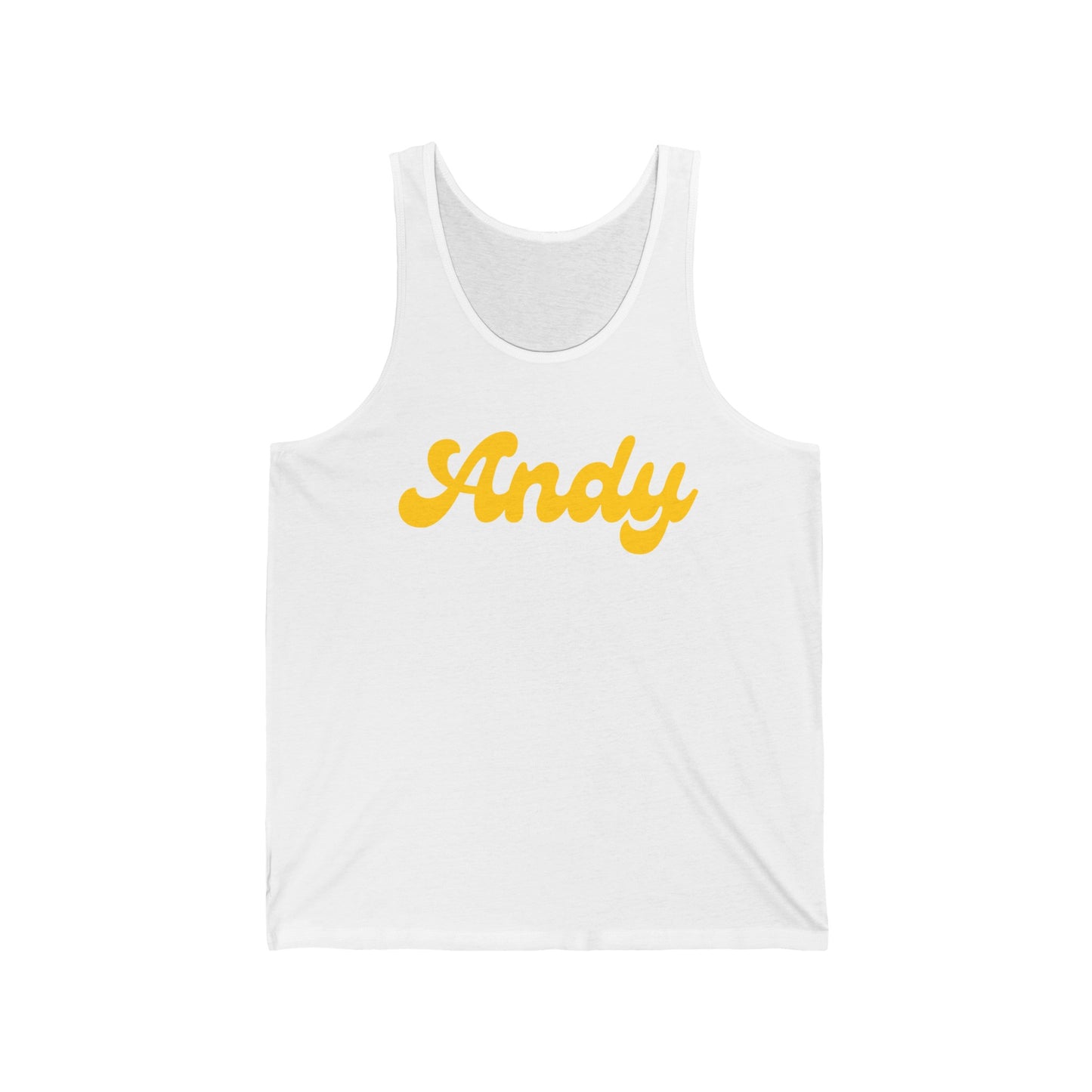 Andy Text Logo Tank Top