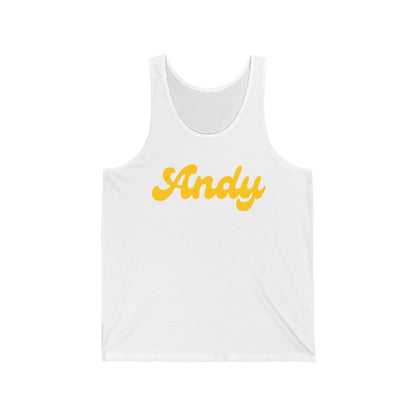 Andy Text Logo Tank Top