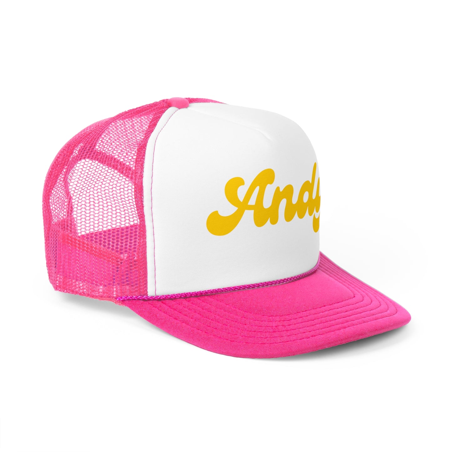 Andy Text Logo Trucker Hat