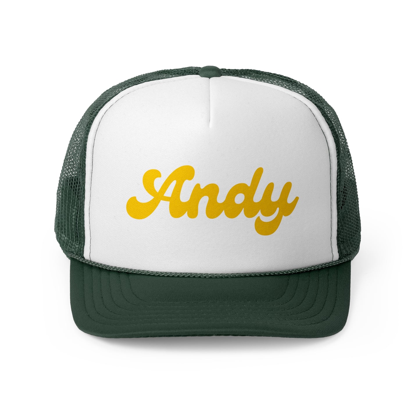 Andy Text Logo Trucker Hat